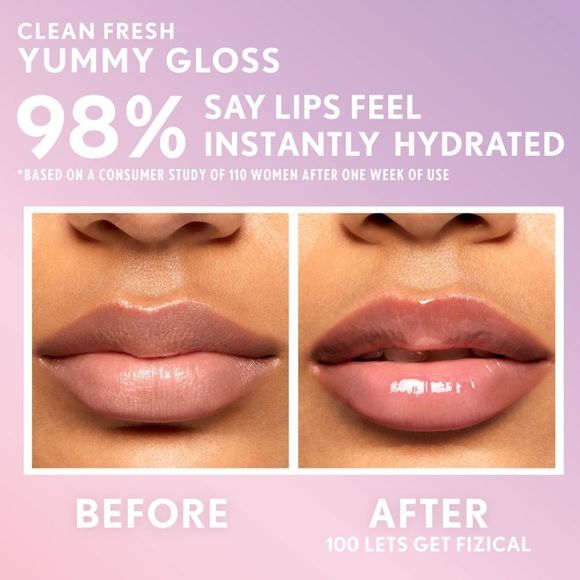 $6❤️‍🔥 LAST 1! CoverGirl Clean Fresh Yummy Lip Gloss LET’S GET FIZZICAL 👄 NEW - Picture 4 of 9
